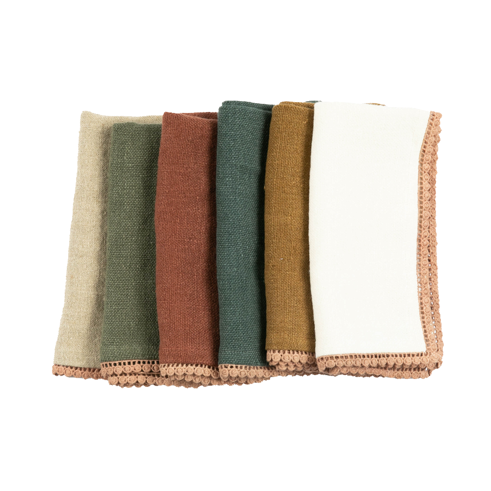 Anika Solid Table Linens - 6 Colors