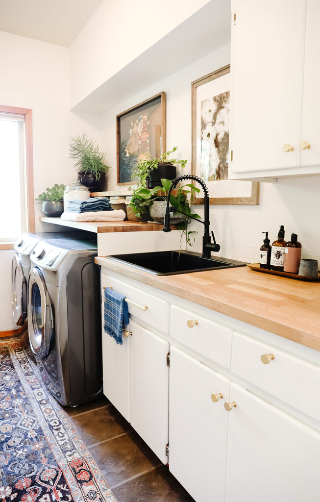 Laundry Room Renovation Reveal in Portland Home