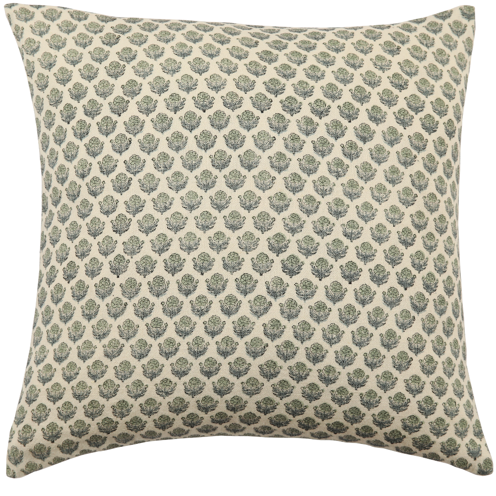 Bailey Azur on White Pillow
