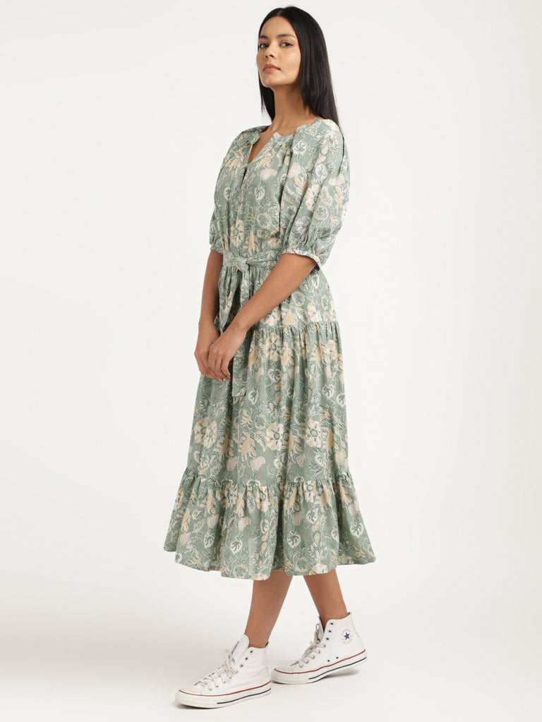 Julia Dress Topaz Ocean