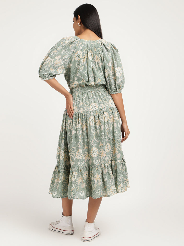 Julia Dress Topaz Ocean