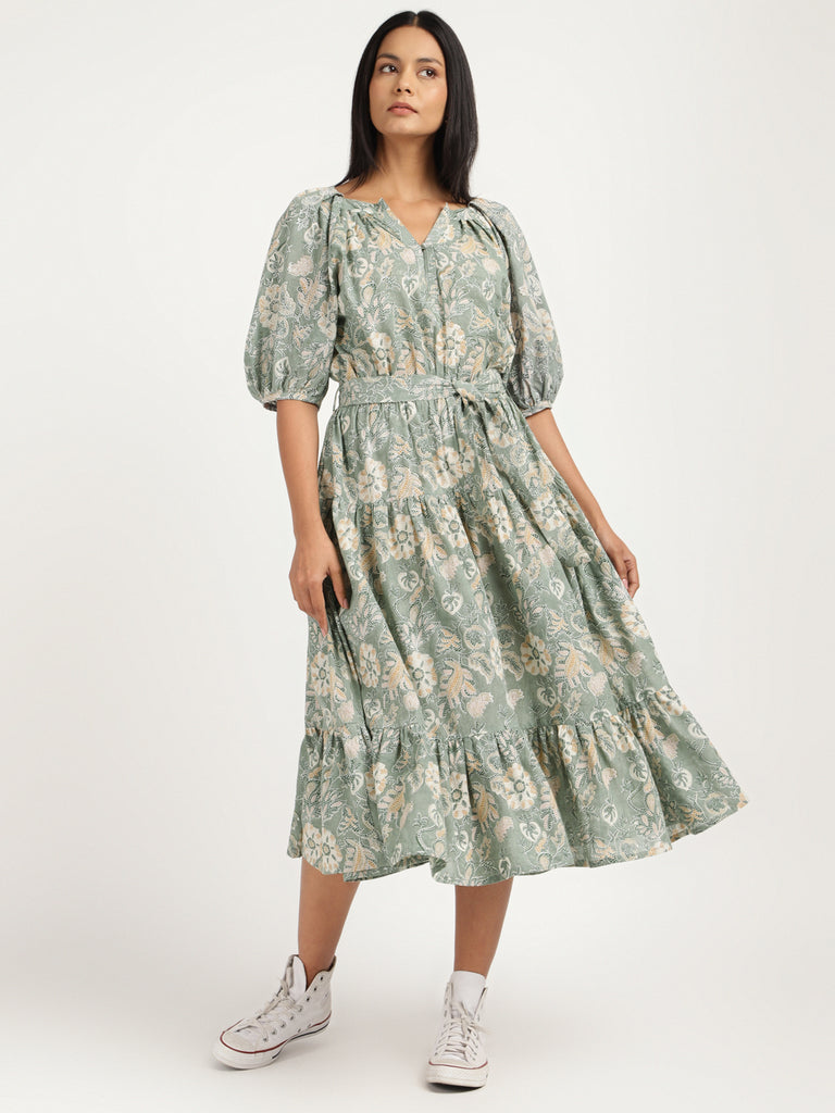 Julia Dress Topaz Ocean