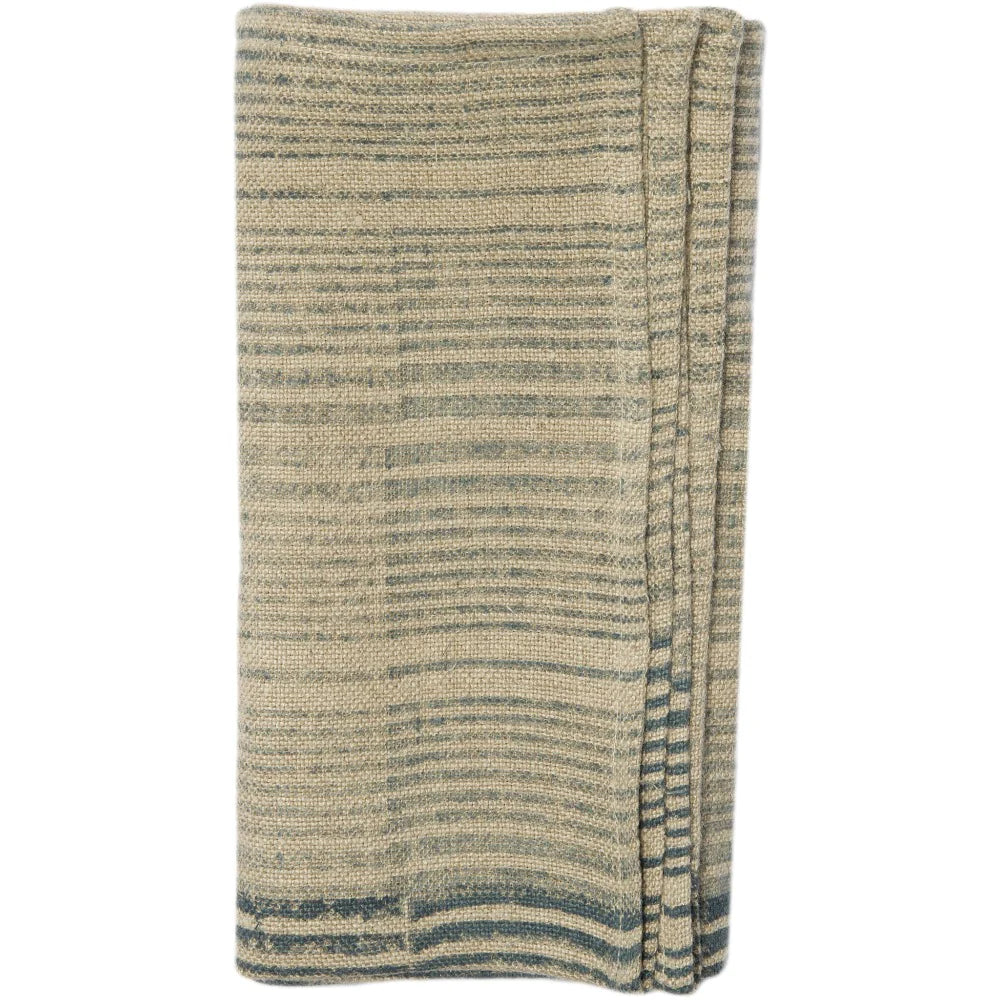 Linen Block Print Table Linens - 7 Patterns