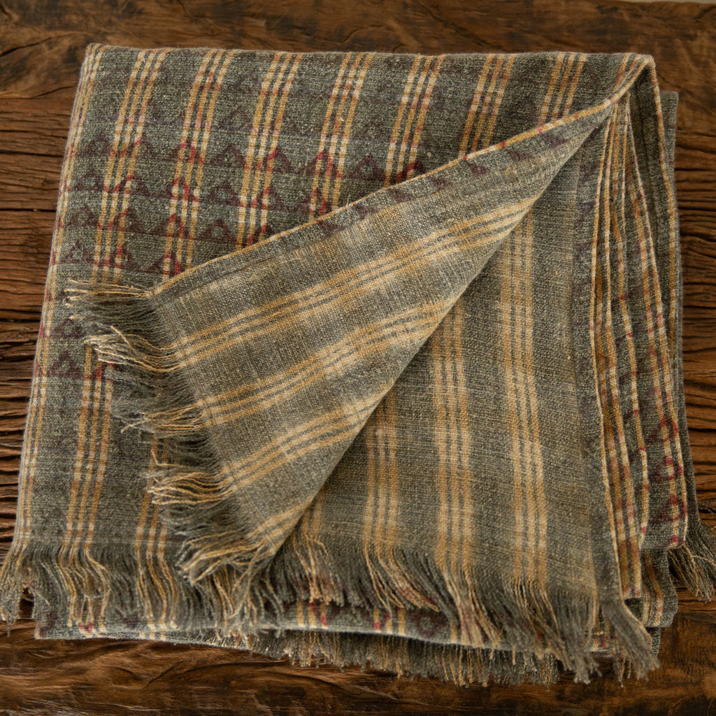 Over-dyed Linen Throws- assorted 5 patterns only-2 left