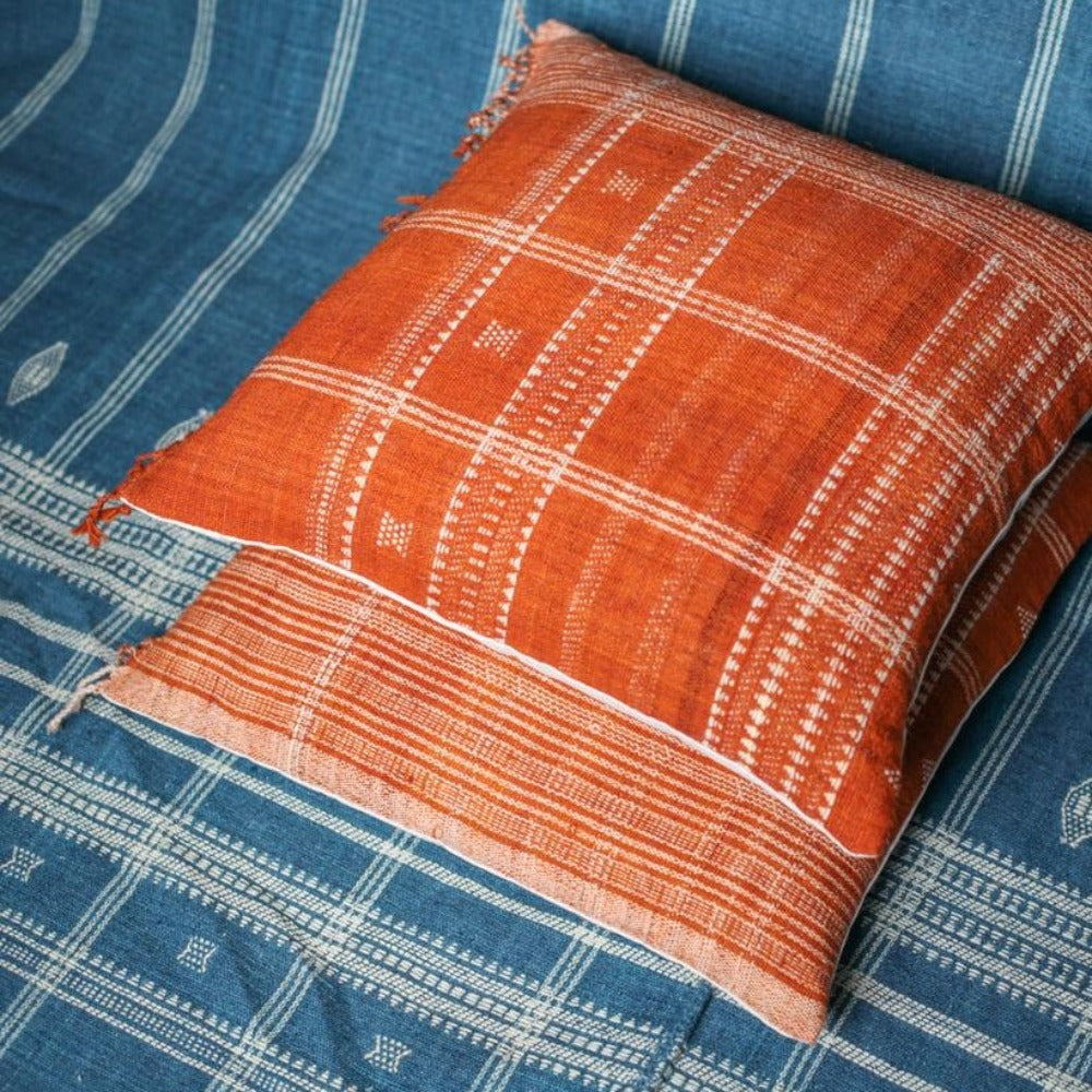 Coral Hand Loom Pillow