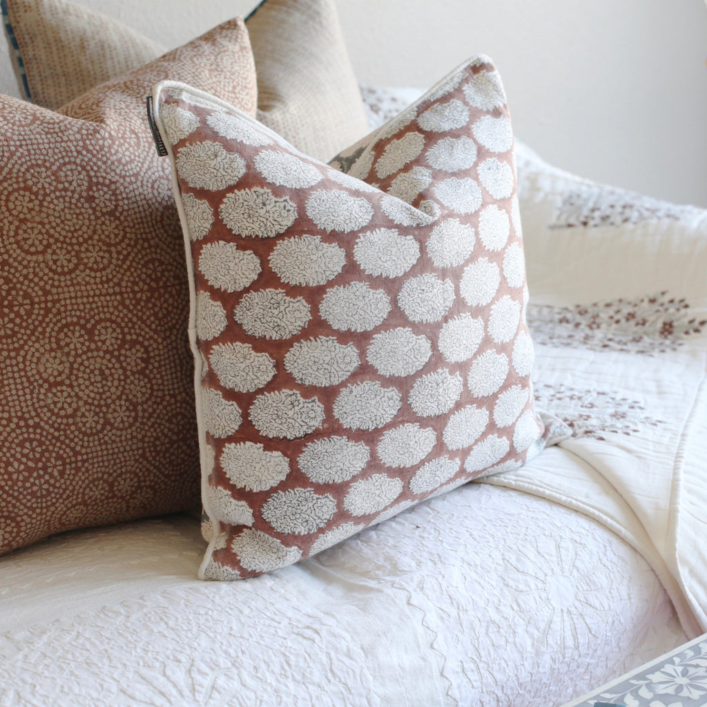modern floral pillows