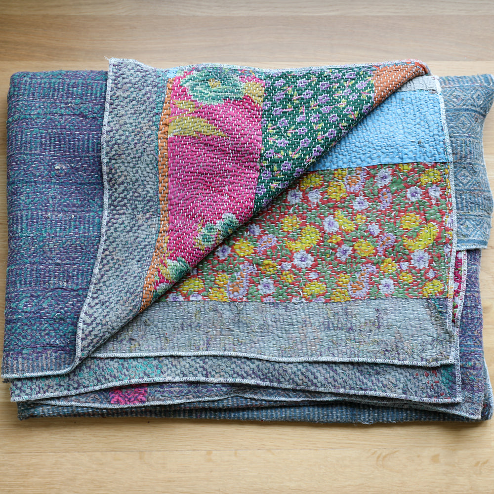 Kalmia Kantha2 Quilt