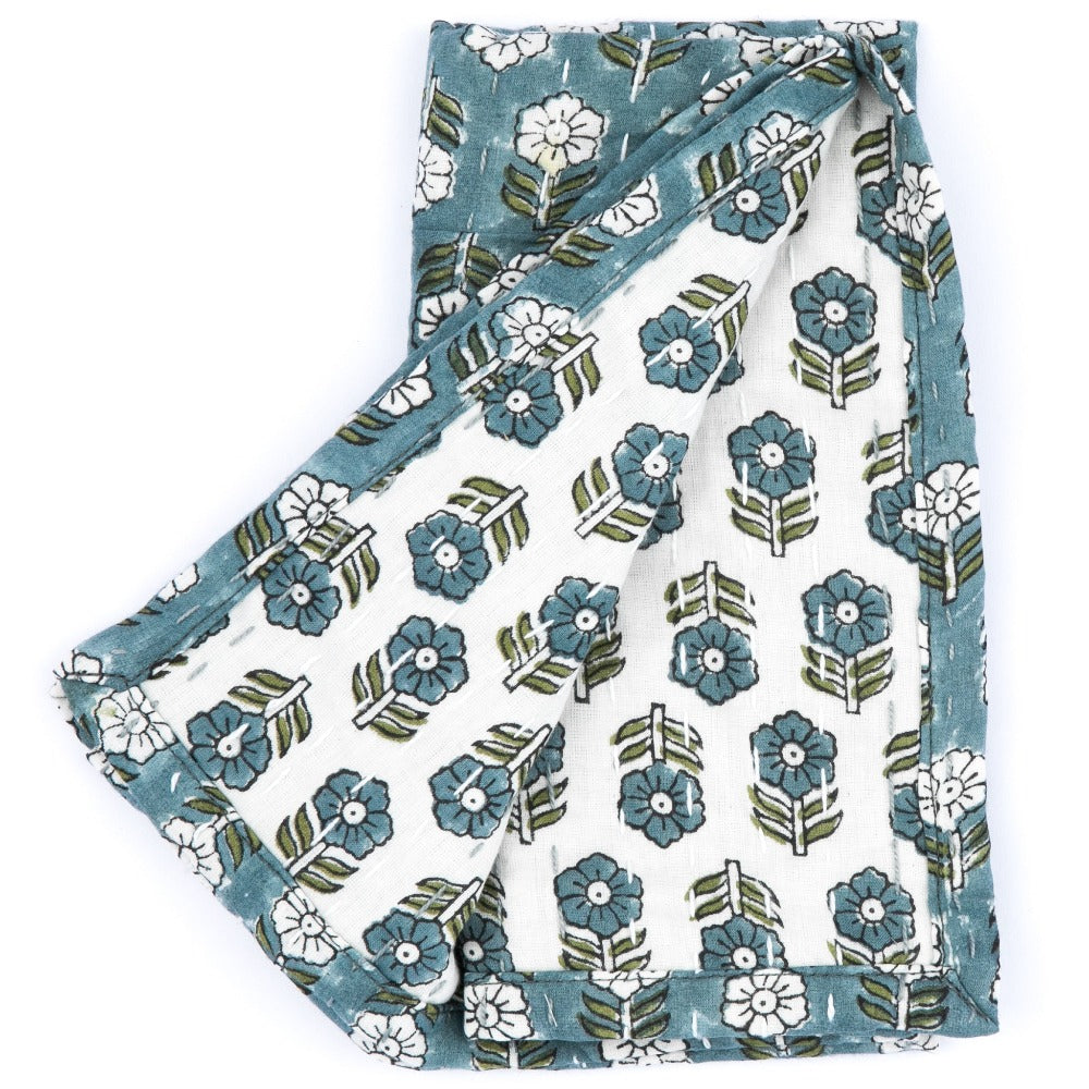 Tulsi Teal Kantha
