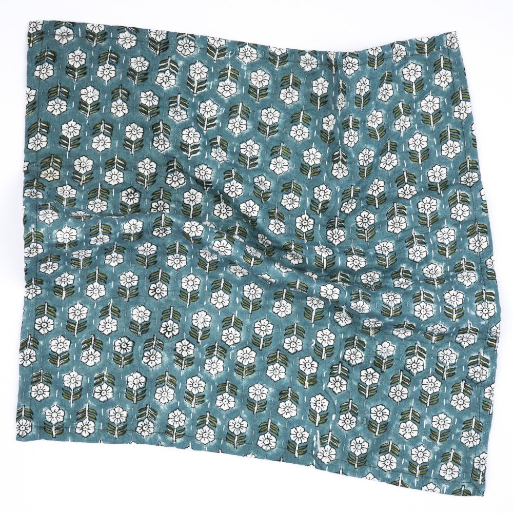 Tulsi Teal Kantha