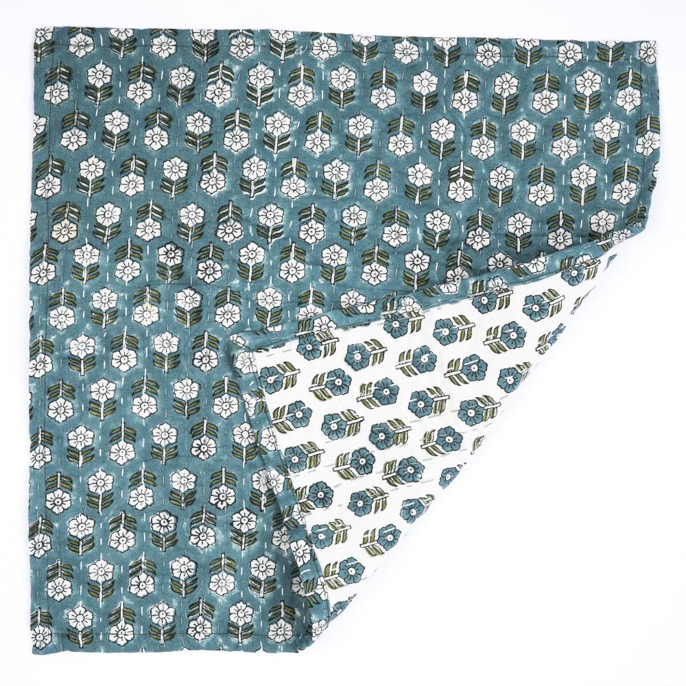 Tulsi Teal Kantha