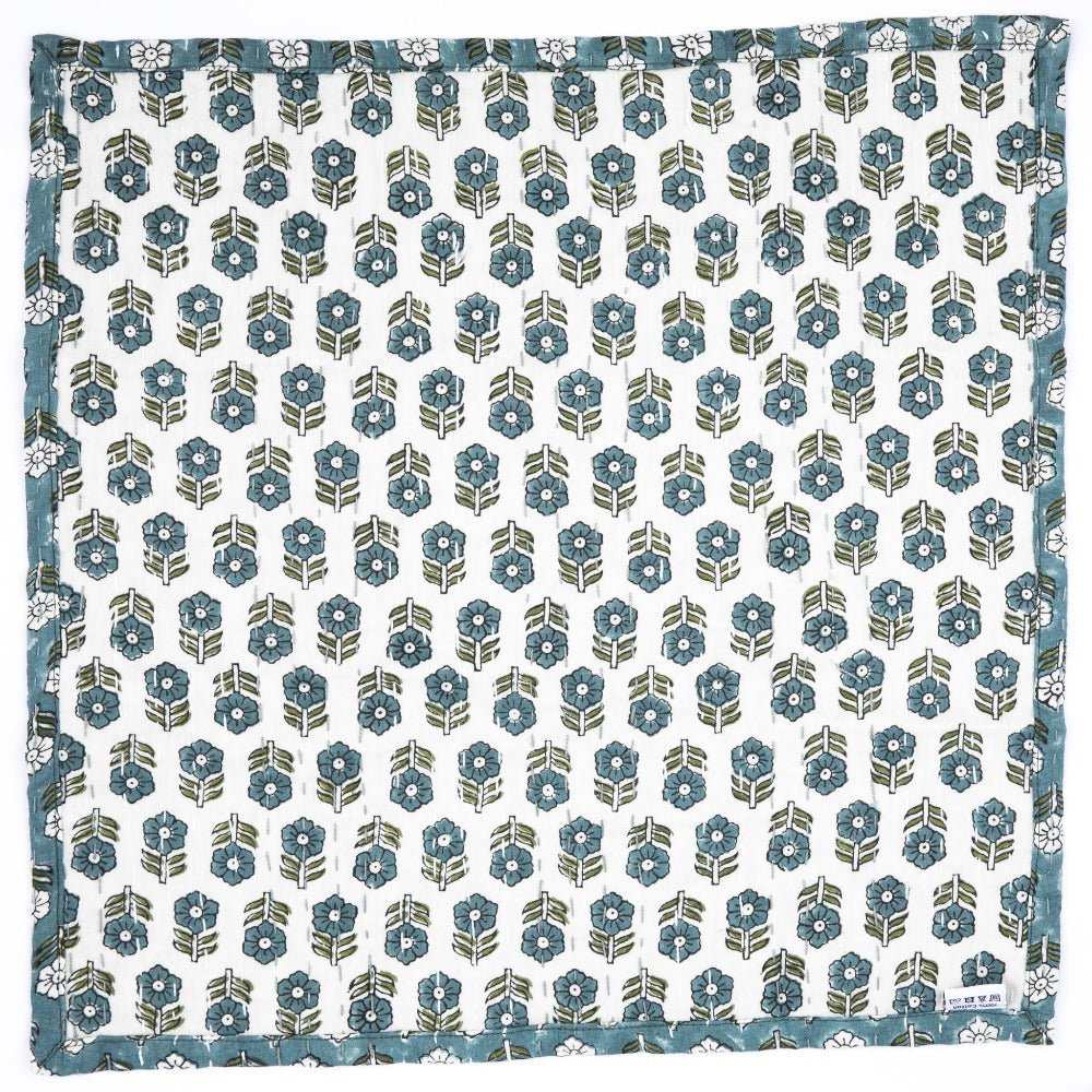 Tulsi Teal Kantha