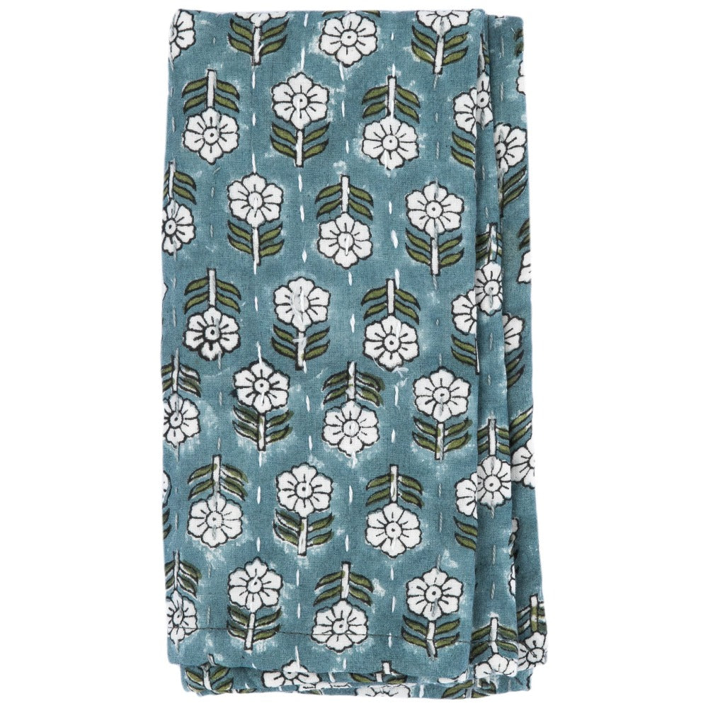 Tulsi Teal Kantha