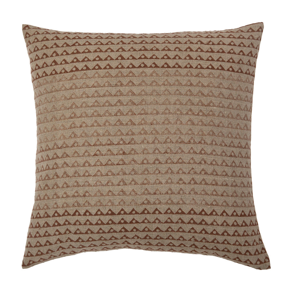 Koyota Shades of Saffron geometric ombre throw pillow