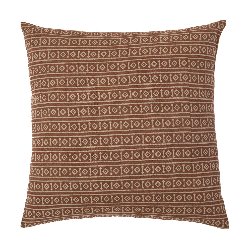Misa Saffron geometric throw pillow