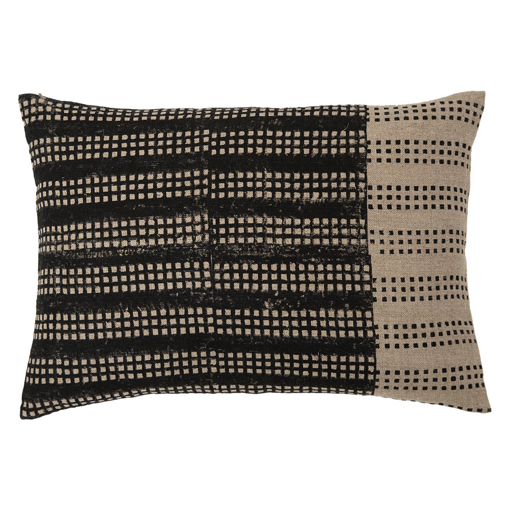 Nepsa Black Band 14x20 throw pillow